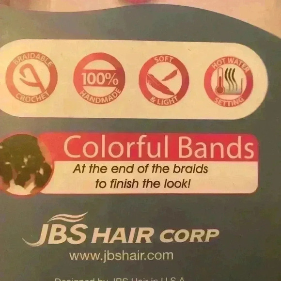 Urban Beauty Synthetic Bajan Braids 20 inches Color 4 Crochet Pre Made Loop with - Picture 8 of 11